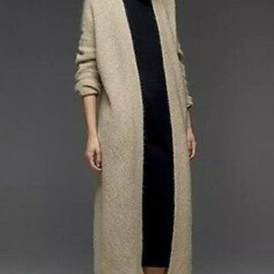 XL NEW EILEEN FISHER FISHER PROJECT SEASALT MOHAIR PLUSH MELANGE LONG CARDIGAN